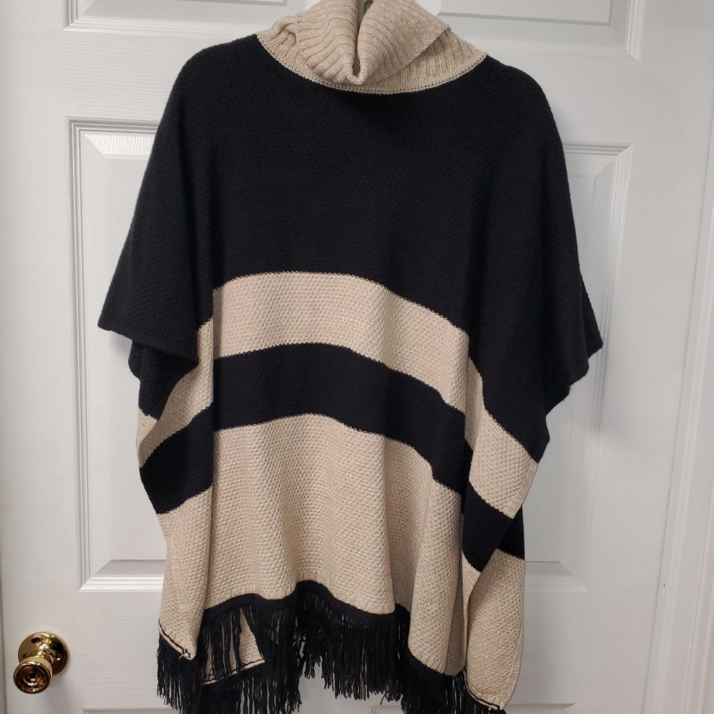 Turtleneck Poncho